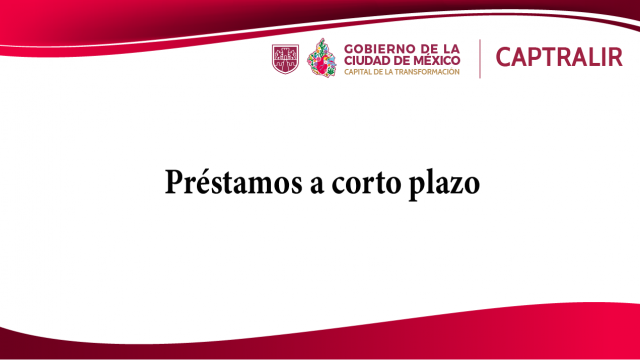 Préstamos a corto plazo